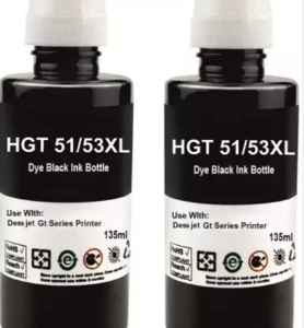 HGT 51/53xl Black Ink Bottle Printers 135mlx2