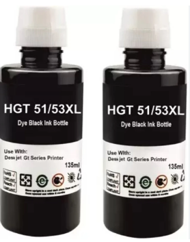 HGT 51/53xl Black Ink Bottle Printers 135mlx2